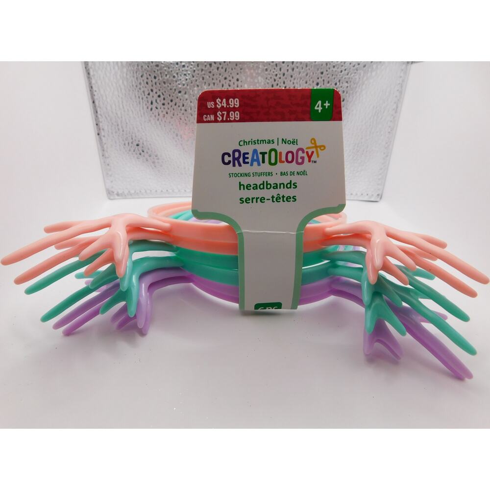 Creatology Headbands Set of 6 New In Package Pastel Colors
